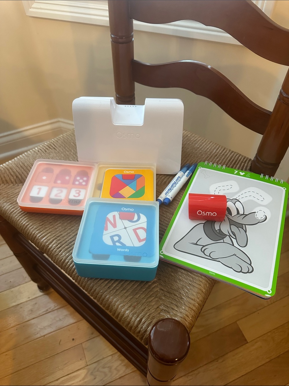 Osmo Creative Learning Set for Kids - White, Red, Blue